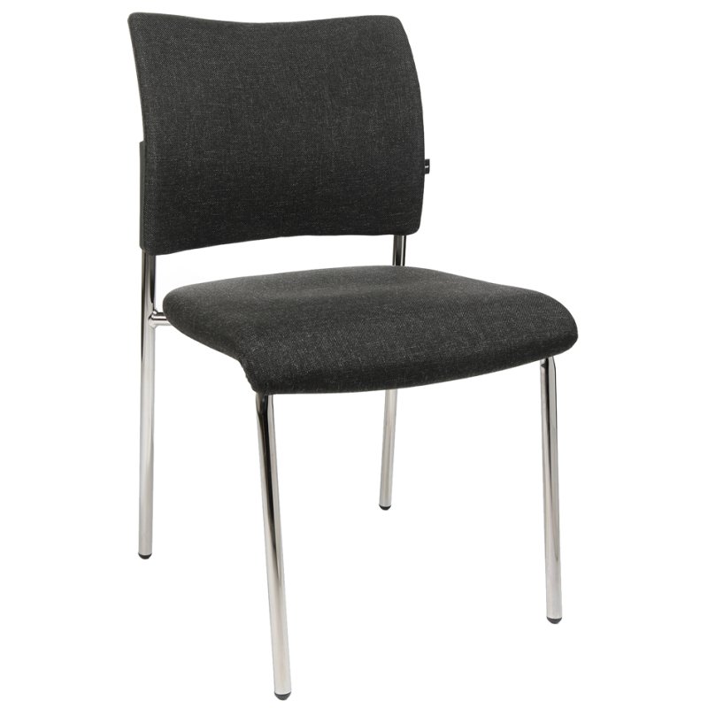 Topstar armleuningen Visit, zwart/chroom, 2 stuks